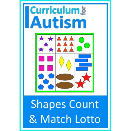 Colors & Shapes Counting Lotto Games